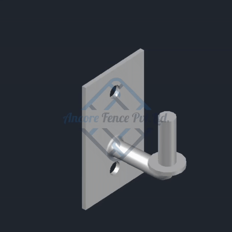 Wall Mount Hinges Male